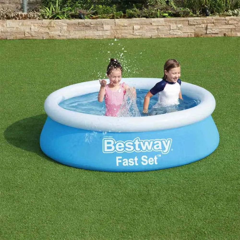 Bestway Fast Set 183x51 Cm Rund Uppblåsbar Pool unisex, Blue, 940L