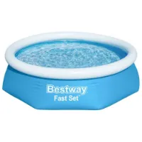 Bestway Fast Set 244x61 Cm Rund Uppblåsbar Pool unisex Bestway Fast Set 244x61 Cm Rund Uppblåsbar Pool unisex