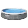 Bestway Fast Set Rattan 396x84 Cm Rund Uppblåsbar Pool unisex, Grey, 7340L