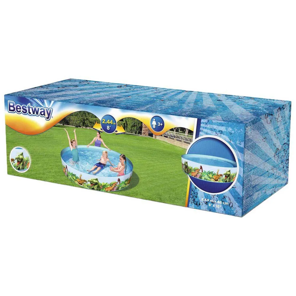 Bestway Fill ´n Fun Dinosaurs 244x46 Cm Pool unisex, Multicolour, 2074L