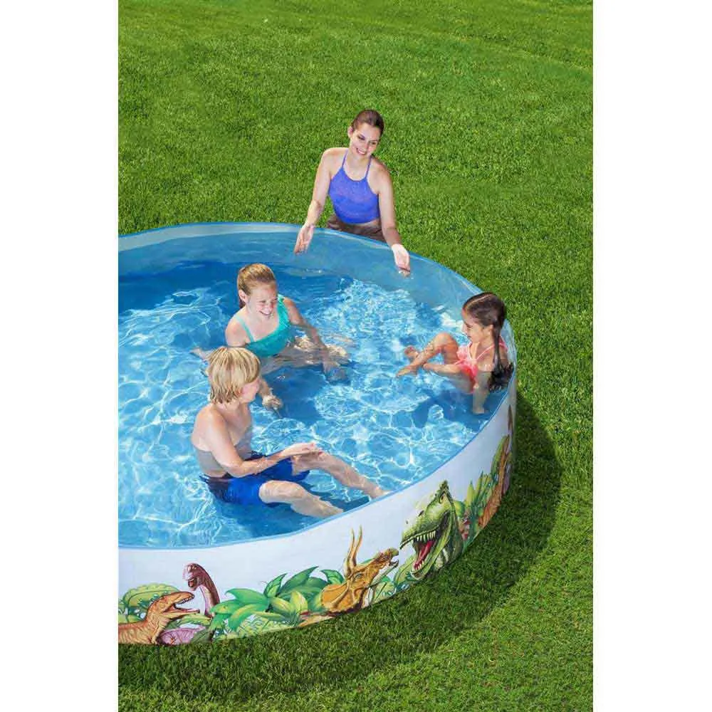 Bestway Fill ´n Fun Dinosaurs 244x46 Cm Pool unisex, Multicolour, 2074L