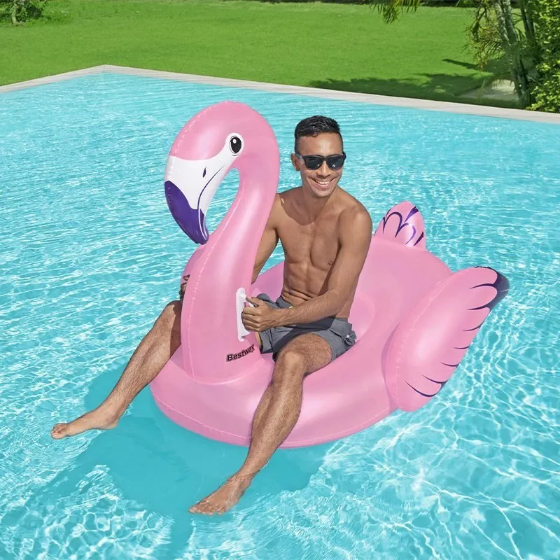 Bestway Flamingo Luftmadrass För Pool unisex, Pink, 153 x 143cm Bestway Flamingo Luftmadrass För Pool unisex, Pink, 153 x 143cm