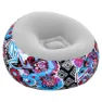 Bestway Floral Air Uppblåsbar Soffa, Multicolour, 112 x 112 x 66cm