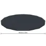 Bestway Flowclear Poolöverdrag 457 Cm unisex, Anthracite, 457cm