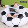 Bestway Football Air Inflatable Sofa Uppblåsbar Soffa, White / black, +6Y