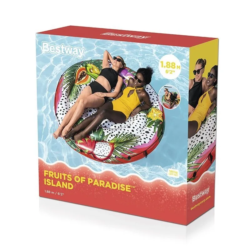Bestway Fruits Uppblåsbar ö unisex, Multicolor, 188cm