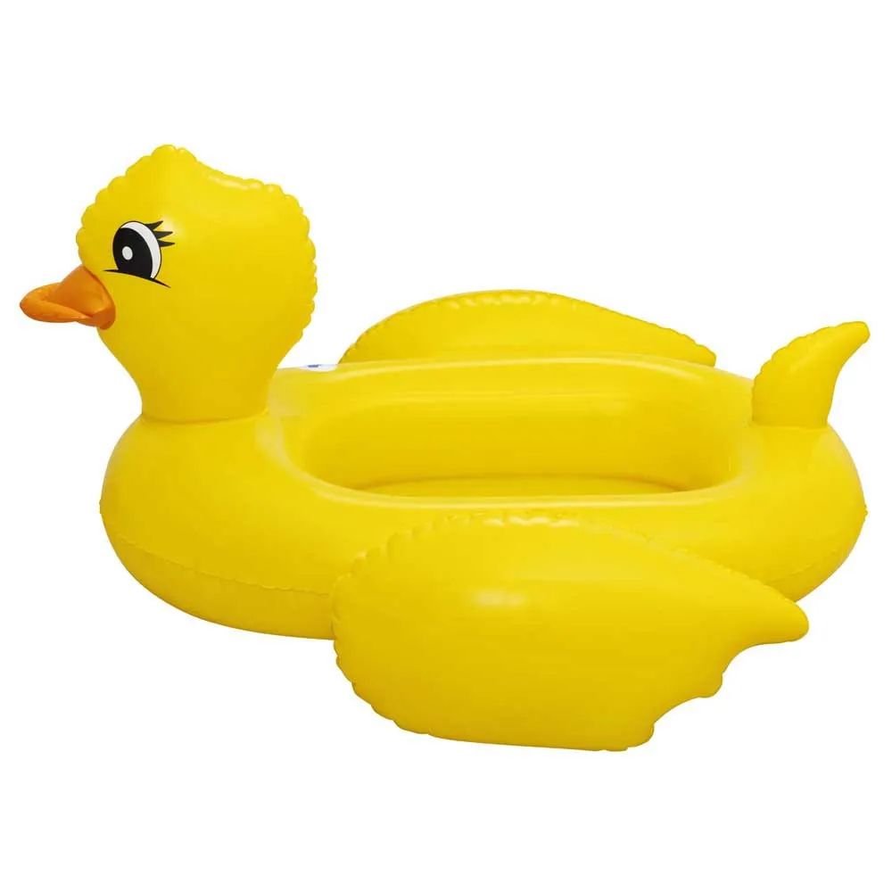 Bestway Funspeakers Duck Barns Uppblåsbara Båt unisex, Yellow, 102 x 99cm