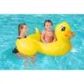 Bestway Funspeakers Duck Barns Uppblåsbara Båt unisex, Yellow, 102 x 99cm