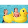 Bestway Funspeakers Duck Barns Uppblåsbara Båt unisex, Yellow, 102 x 99cm