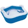 Bestway Fyrkantig Uppblåsbar Pool För Familjen 213x207x69 Cm unisex, Blue / white, 575L