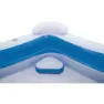Bestway Fyrkantig Uppblåsbar Pool För Familjen 213x207x69 Cm unisex, Blue / white, 575L