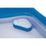 Bestway Fyrkantig Uppblåsbar Pool För Familjen 213x207x69 Cm unisex, Blue / white, 575L
