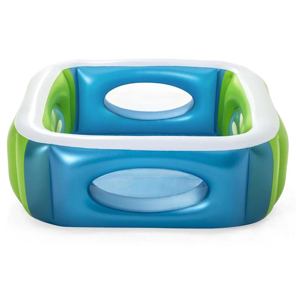 Bestway Fyrkantig Uppblåsbar Pool För Fönster 168x168x56 Cm unisex, Multicolour, 565L