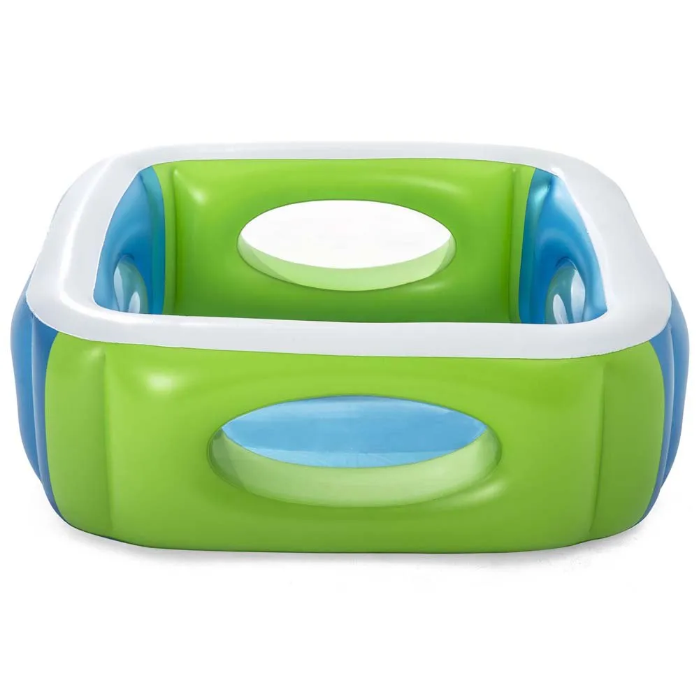 Bestway Fyrkantig Uppblåsbar Pool För Fönster 168x168x56 Cm unisex, Multicolour, 565L