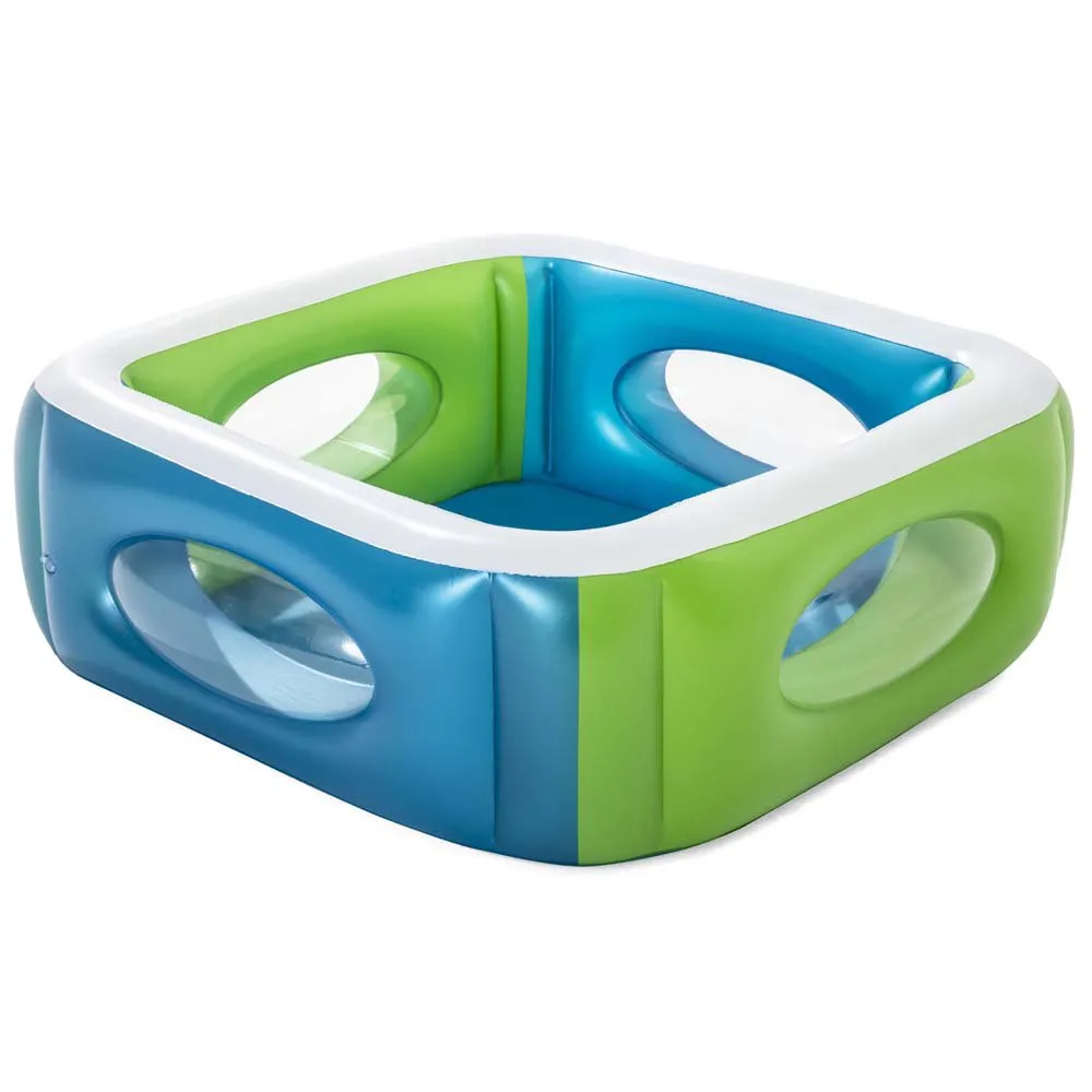Bestway Fyrkantig Uppblåsbar Pool För Fönster 168x168x56 Cm unisex, Multicolour, 565L
