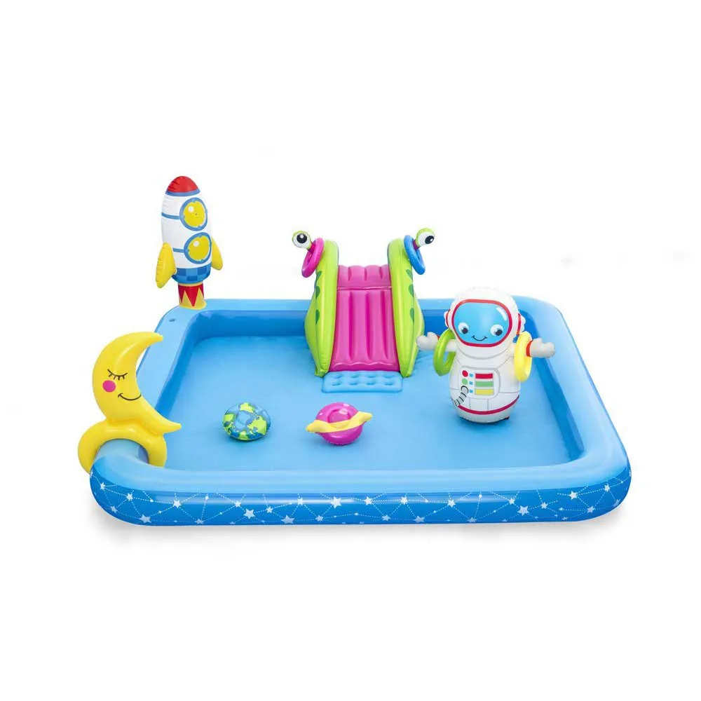 Bestway Fyrkantig Uppblåsbar Pool unisex, Multicolour, 308L