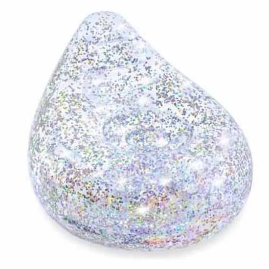 Bestway Glitter Dream Air Uppblåsbar Soffa, Clear / glitter, +6Y