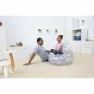 Bestway Glitter Dream Air Uppblåsbar Soffa, Clear / glitter, +6Y