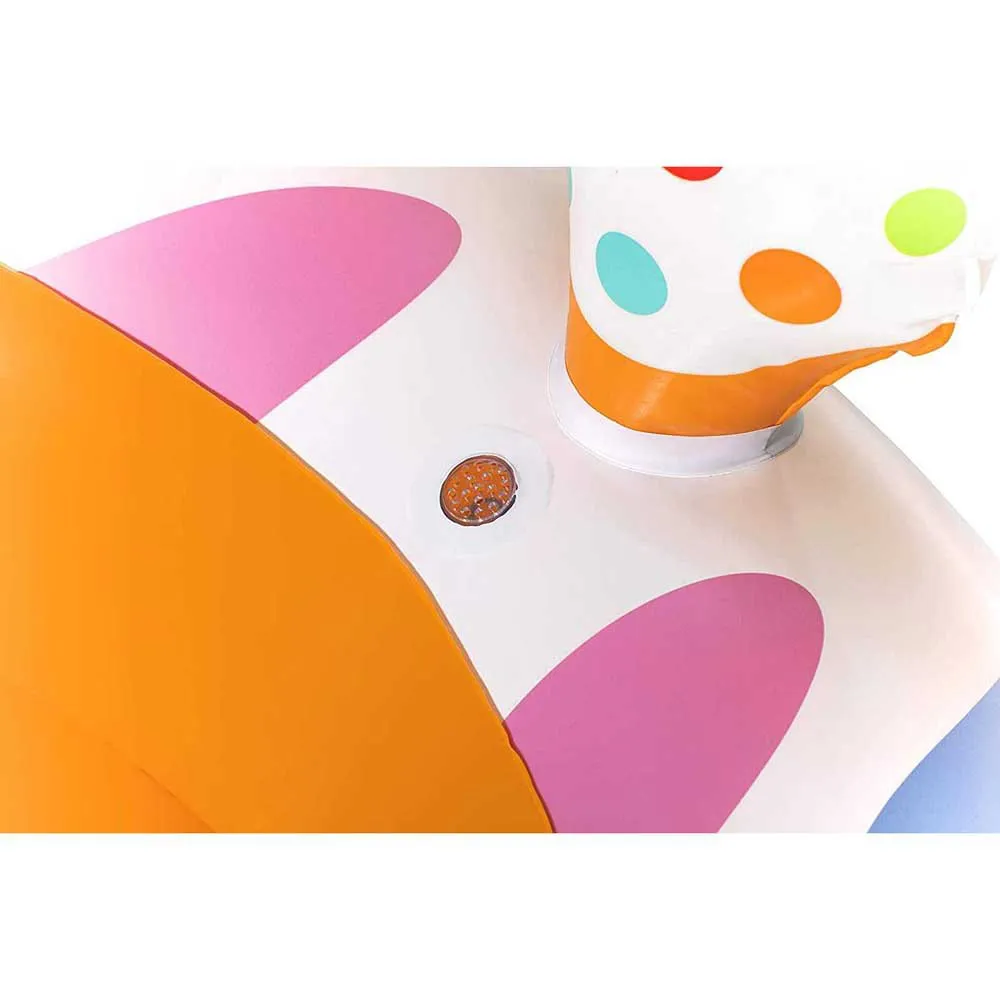 Bestway Goovy Giraffe Sprayer 266x157x127 Cm Oval Uppblåsbar Pool unisex, Orange / white, 220L Bestway Goovy Giraffe Sprayer 266x157x127 Cm Oval Uppblåsbar Pool unisex, Orange / white, 220L