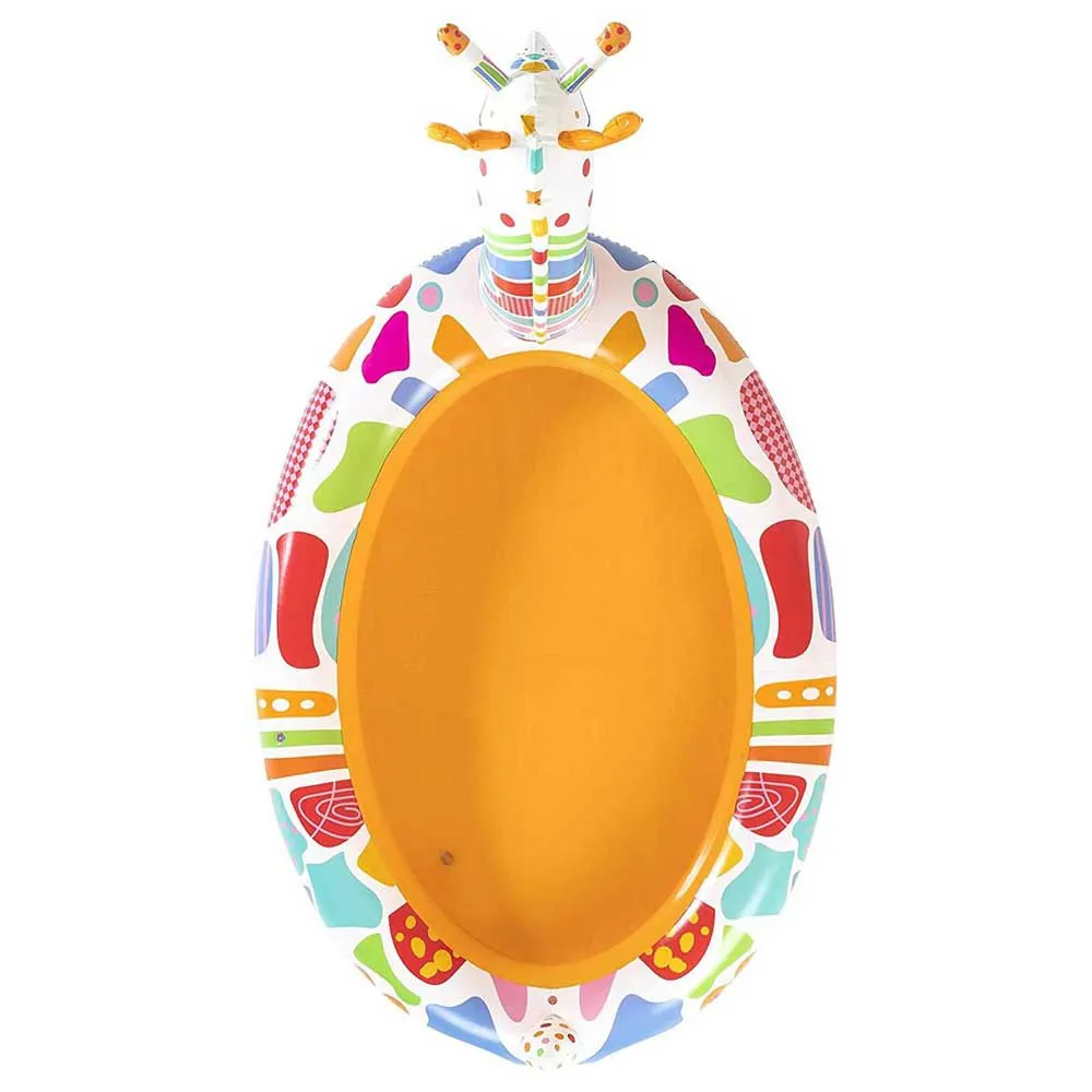 Bestway Goovy Giraffe Sprayer 266x157x127 Cm Oval Uppblåsbar Pool unisex, Orange / white, 220L Bestway Goovy Giraffe Sprayer 266x157x127 Cm Oval Uppblåsbar Pool unisex, Orange / white, 220L