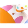 Bestway Goovy Giraffe Sprayer 266x157x127 Cm Oval Uppblåsbar Pool unisex, Orange / white, 220L