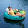 Bestway Hydro-force Alpine Coolertube Flytande Stol unisex, Green / yellow, 169 x 137cm