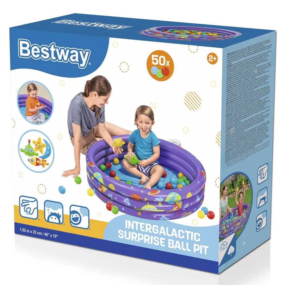 Bestway Intergalactic Surprise 102x25 Cm Rund Uppblåsbar Pool unisex, Multicolour, 101L