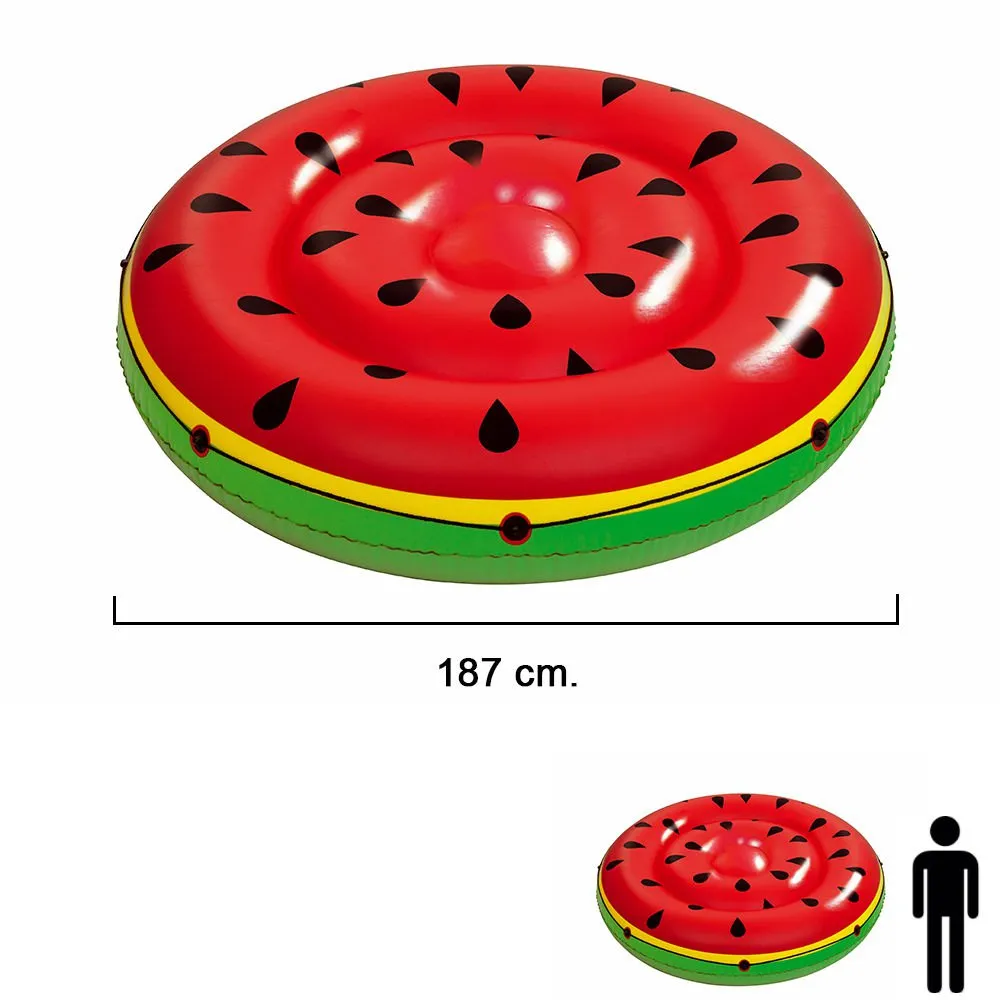 Bestway Jättelik Vattenmelon Badmadrass unisex, Red / green, 188cm Bestway Jättelik Vattenmelon Badmadrass unisex, Red / green, 188cm