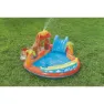 Bestway Lava Lagoon 265x265x104 Cm Oval Uppblåsbar Pool unisex, Orange / blue, 208L