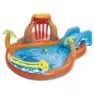 Bestway Lava Lagoon 265x265x104 Cm Oval Uppblåsbar Pool unisex, Orange / blue, 208L