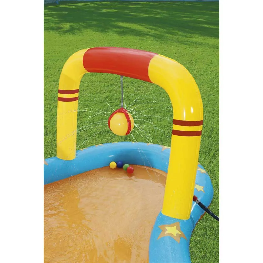 Bestway Lil´champ 435x213x117 Cm Oval Uppblåsbar Pool unisex, Red / orange / yellow, 314L
