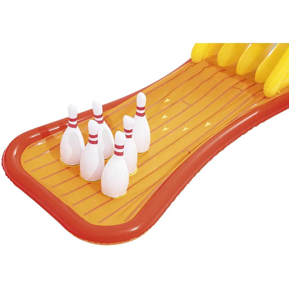 Bestway Lil´champ 435x213x117 Cm Oval Uppblåsbar Pool unisex, Red / orange / yellow, 314L