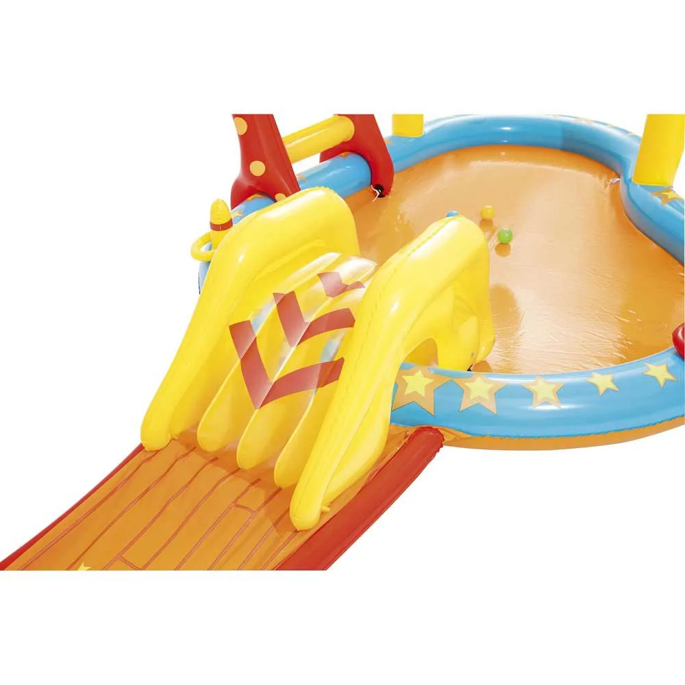 Bestway Lil´champ 435x213x117 Cm Oval Uppblåsbar Pool unisex, Red / orange / yellow, 314L