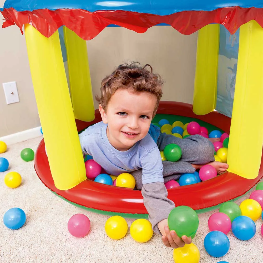 Bestway Mickey 110x99 Cm Rund Uppblåsbar Pool unisex, Multicolour, One Size
