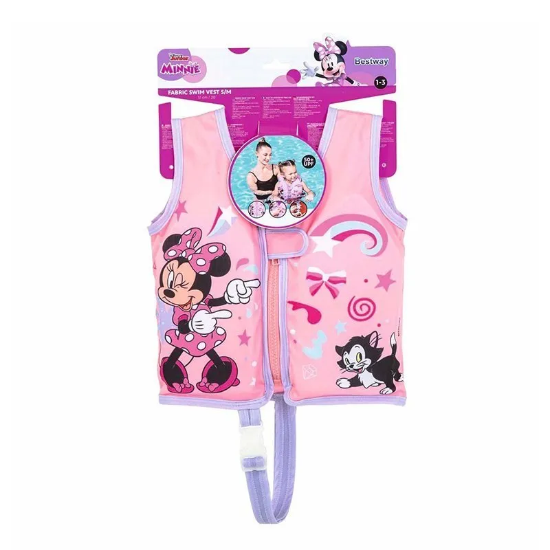 Bestway Minnie Flytväst unisex, Pink, 12MON-3Y