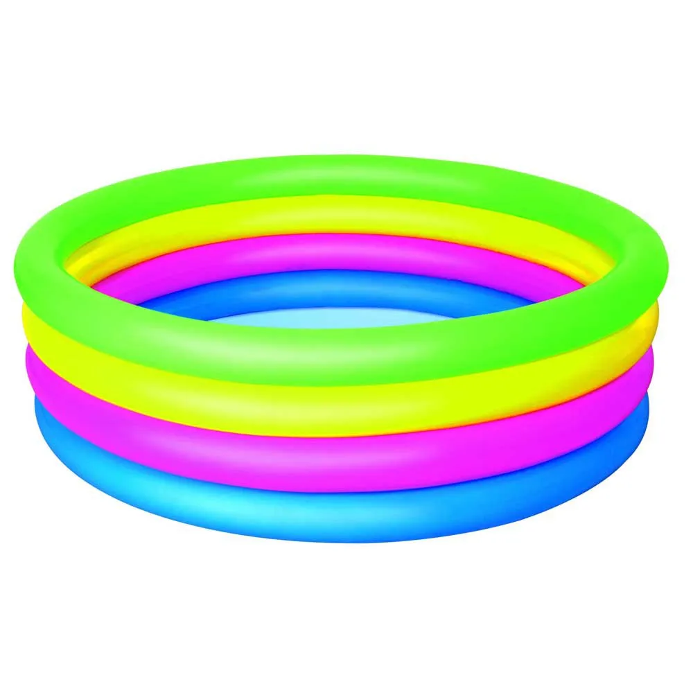 Bestway Ø157x46 Cm Rund Uppblåsbar Pool unisex, Multicolor, 522L Bestway Ø157x46 Cm Rund Uppblåsbar Pool unisex, Multicolor, 522L