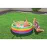 Bestway Ø157x46 Cm Rund Uppblåsbar Pool unisex, Multicolor, 522L
