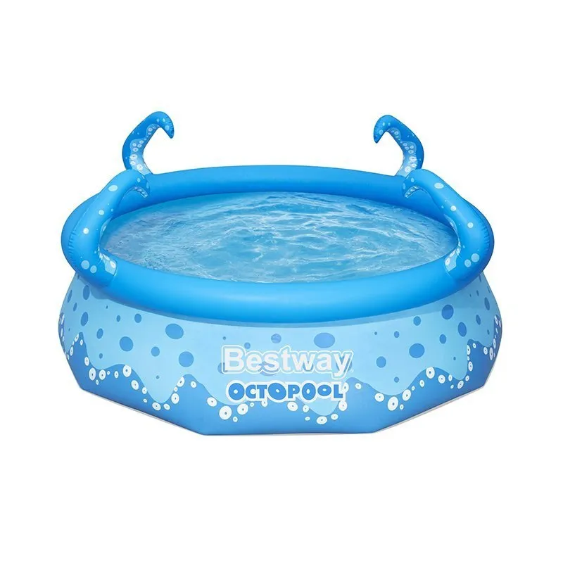 Bestway Octopool Ø274x76 Cm Rund Uppblåsbar Pool unisex, Blue, 3153L