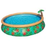 Bestway Paradise Palms 457x 84 Cm Rund Uppblåsbar Pool unisex, Green / brown, 9677L