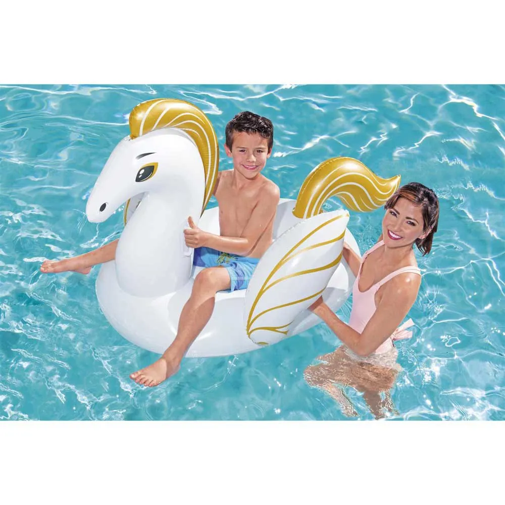 Bestway Pegasus Pool Luftmadrass unisex, White / golden, 159 x 109cm
