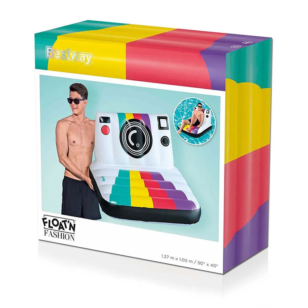 Bestway Pose N´float 127x102 Cm Luftmadrass För Pool unisex, Multicolour, 127 x 102cm Bestway Pose N´float 127x102 Cm Luftmadrass För Pool unisex, Multicolour, 127 x 102cm