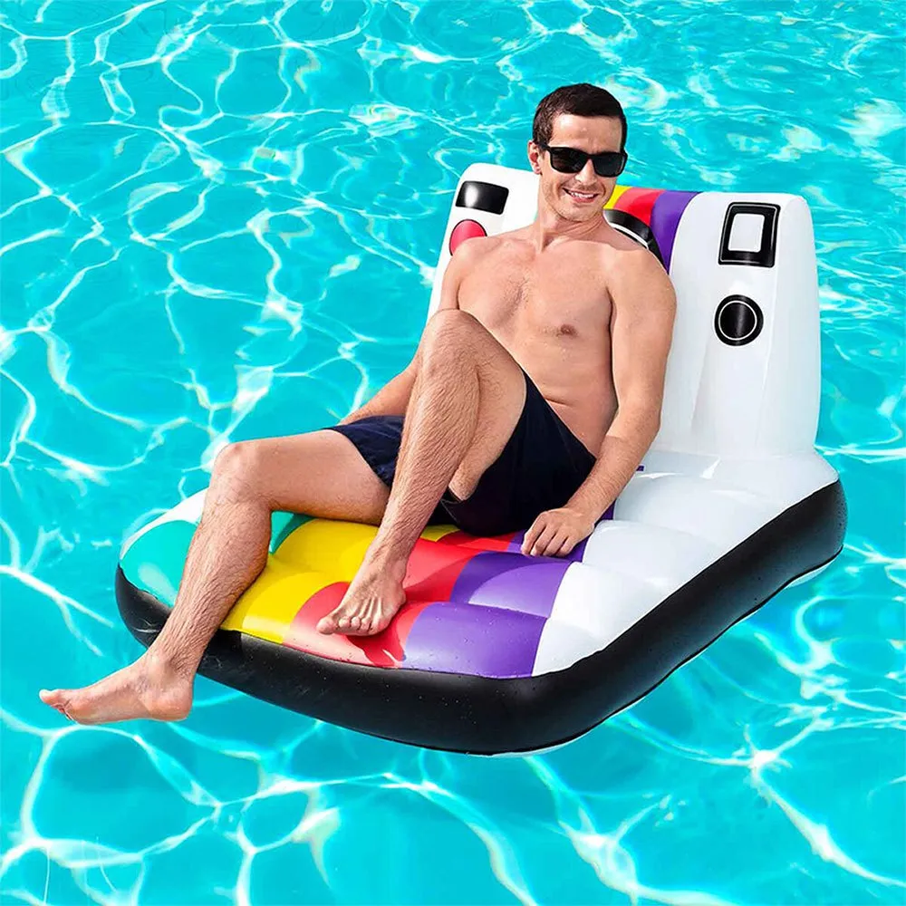 Bestway Pose N´float 127x102 Cm Luftmadrass För Pool unisex, Multicolour, 127 x 102cm Bestway Pose N´float 127x102 Cm Luftmadrass För Pool unisex, Multicolour, 127 x 102cm