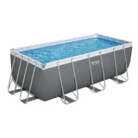 Bestway Power Steel 412x201x122 Cm Stål Rektangulär Ovanmarkspool Med Ram Refurbished unisex Bestway Power Steel 412x201x122 Cm Stål Rektangulär Ovanmarkspool Med Ram Refurbished unisex