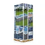 Bestway Power Steel 640x274x132 Cm Stål Rektangulär Ovanmarkspool Med Ram unisex, White / blue, 19281L