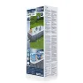 Bestway Power Steel Stone 412x201x122 Cm Stål Rektangulär Ovanmarkspool Med Ram unisex, Grey / blue, 8124L