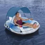 Bestway Rapid Rider Badring Med Parasoll unisex, Blue / white, 137cm