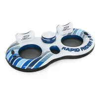 Bestway Rapid Rider Dubbel Ring Flytring Med Handtag unisex Bestway Rapid Rider Dubbel Ring Flytring Med Handtag unisex