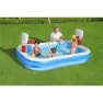 Bestway Rektangulär Uppblåsbar Basketpool 254x168x102 Cm unisex, Multicolour, 636L
