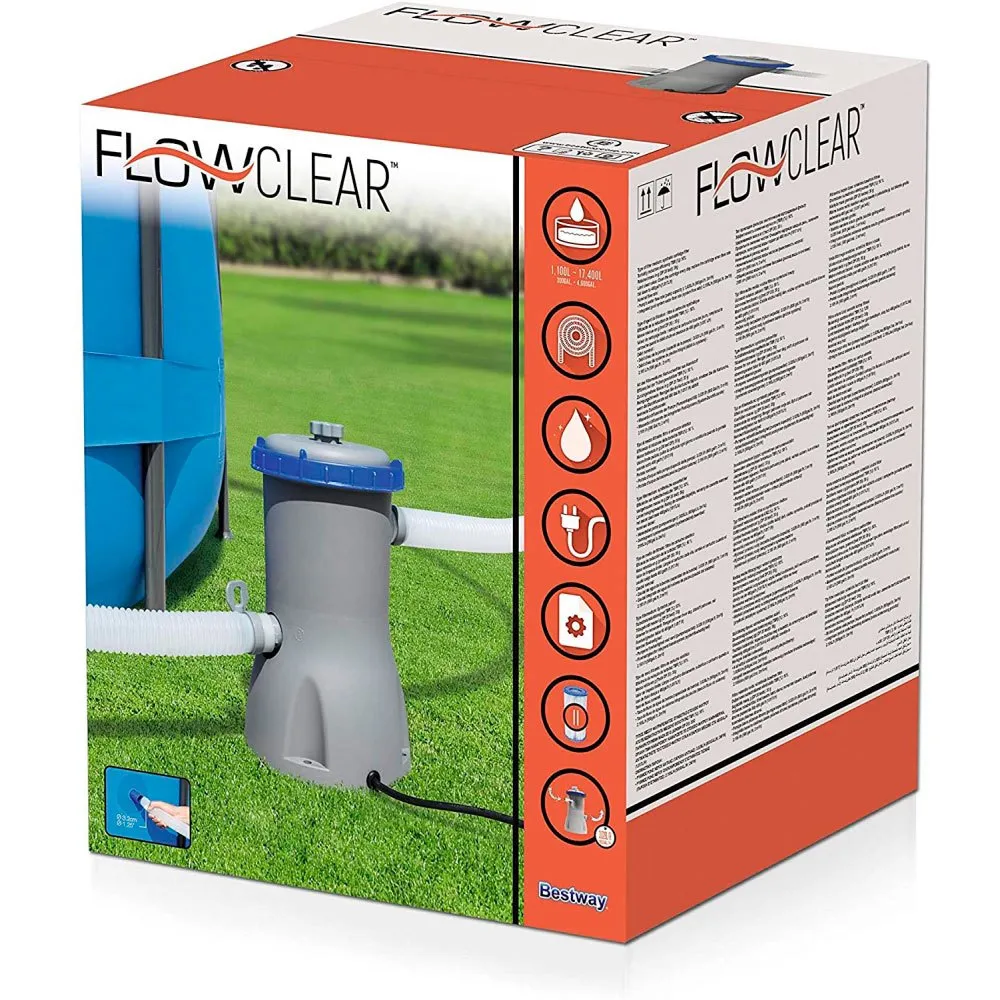 Bestway Reningsverk För Pool På 3028 Liter, Multicolor, One Size