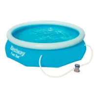 Bestway Rund Uppblåsbar Pool 305x76 Cm unisex Bestway Rund Uppblåsbar Pool 305x76 Cm unisex